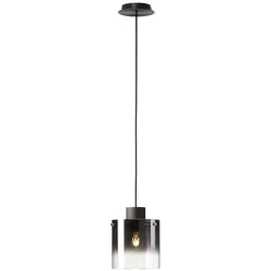 Brilliant Pendel Hänge Lampe BETH - Modernes Design in Rauchgrau - Kategorie: Pendelleuchte, Besonderheit: Dimmbar für individuelle Lichtstimmungen, ideal für Wohnzimmer, Küche und Esszimmer.