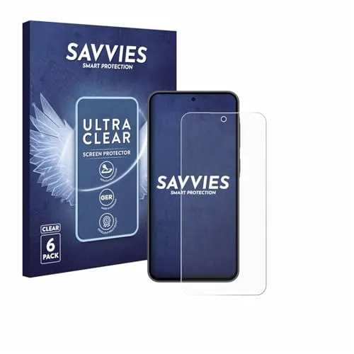 Savvies 6 Stück Schutzfolie für Samsung Galaxy A36 5G Enterprise Edition Displayschutz-Folie Ultra-Transparent