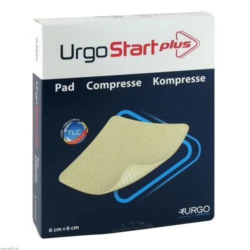 UrgoStart Plus Kompresse 6 x 6 cm, 10 Stück