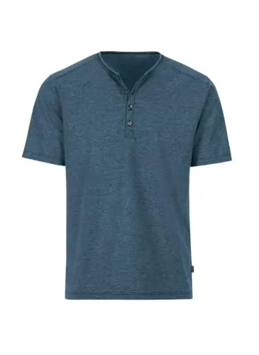 Trigema Herren T-Shirt Deluxe mit Knopfleiste von Trigema