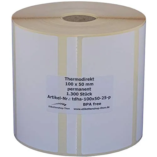 Thermo Etiketten mit Perforation auf Rolle