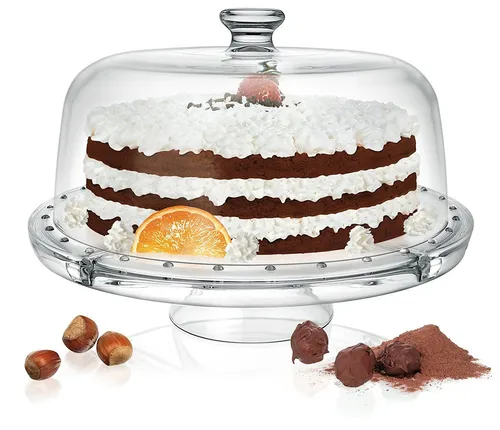 CreaTable Servier-Set Servierbutler, 2-tlg. aus Glas in weiß von CreaTable