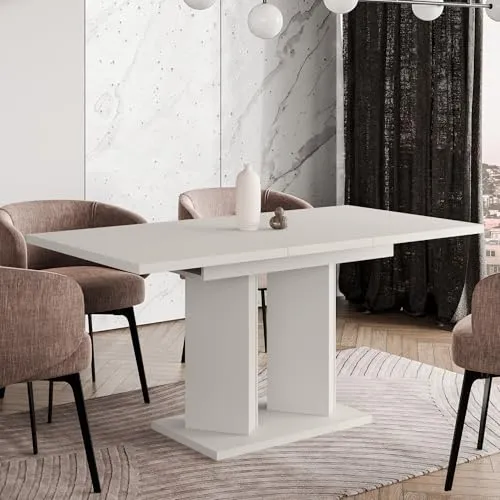 Home Collective Ausziehbarer Esstisch Kaschmir | 120-160 cm für 4-6 Personen