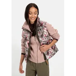 camel active Damen Outdoor Weste im Relaxed Fit Grau-Pink in grau von camel active