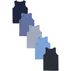 TupTam Kinder Jungen Unterhemd Ärmellos Tanktop 5er Pack von TupTam