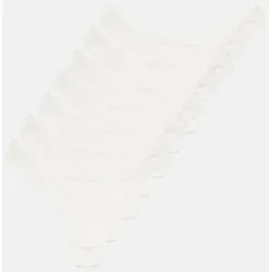 Tazzio Slip F902 (Packung, 7-St) zeitlose und moderne Damen Slips weiß L