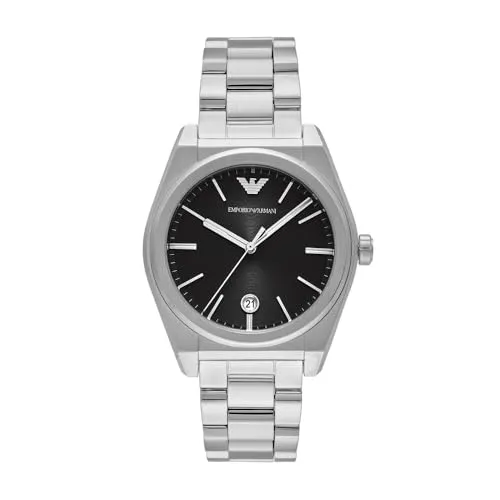 Emporio Armani Watch AR11622 - Elegante Herrenarmbanduhr - Armbanduhren für Herren mit 41-mm-Gehäuse, wasserdicht bis 50 m und stilvollem Edelstahlband. Perfekt für den täglichen Gebrauch und besondere Anlässe.