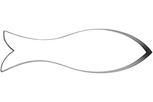 Städter Fisch 13 cm Edelstahl, Silber