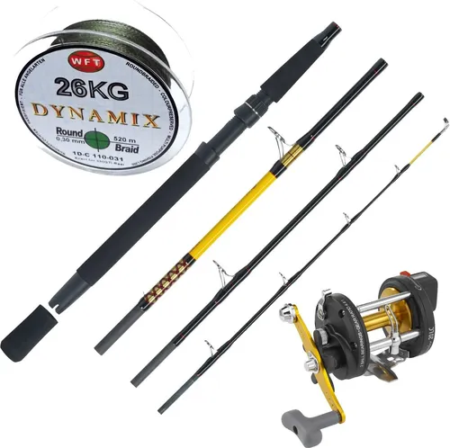 Produktbild WFT Norwegen Combo mit Commander LC & Never Crack Fjord Spin Rolle LC20 Rechtshand + Rute 4-teilig