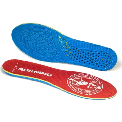 Footgel Running Insole EU 39-42 - Einlegesohlen mit patentierter Gelschicht für maximale Dämpfung und 100% Atmungsaktivität. Ideal zur Linderung von Gelenk- und Muskelschmerzen beim Laufen.