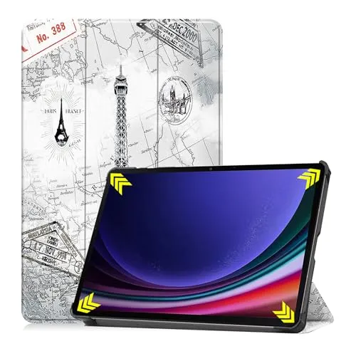 Lobwerk Cover für Samsung Galaxy Tab S9 FE 2023 X510/SM-X516/SM-X518 10.9 Zoll Tablethülle Schlank mit Standfunktion und Auto Sleep/Wake Funktion