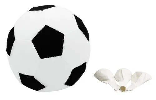 Wolkenstürmer Spielball Leichter Indoor Outdoor Ball mit Transporttasche für Kinder (Pocketball Football Spielball Set, 1-St., Pocketball mit 3 Ersatzluftballons und Transporttasche), Fußball Luftballonball Kinder Spielball für Garten Strand