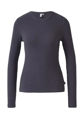 QS Langarmshirt T-Shirt Geripptes Longsleeve