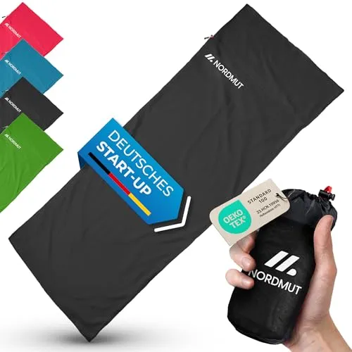NORDMUT® Hüttenschlafsack Baumwolle Ultraleicht von NORDMUT