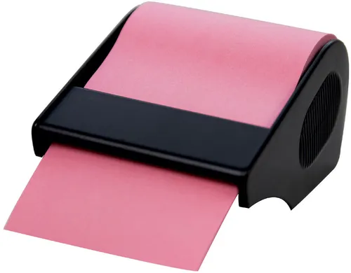 RNK Verlag Haftnotizen-Rolle im Abroller recycling-pink 60 mm x 10 m