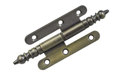 Hettich Türband mit Zierkopf 45 x 80 mm links brüniert - 1 Stück Türband