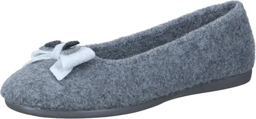 Manitu-Home Hausschuhe 38 EU - Bequeme Schlupfschuhe aus Filz mit rutschfester Gummisohle, ideal für entspannte Stunden zu Hause.