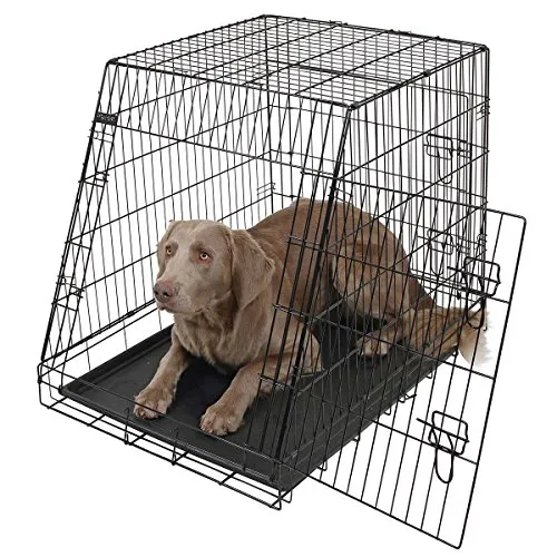 Kerbl Gittertransportbox 81368 - Hundeboxen mit stabiler Gitterkonstruktion, ideal für Reisen und Ausstellungen. Bietet Hunden Geborgenheit und ist einfach zusammenklappbar für platzsparendes Verstauen.