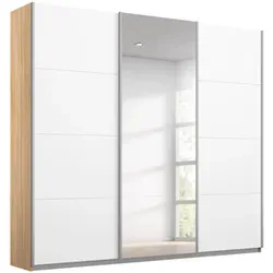 Schwebetürenschrank mit Spiegel in weiß von Roller