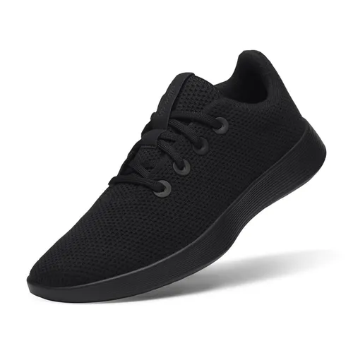 allbirds Sneaker Tree Runner NZ Damen Schwarz, Größe 40 (US 10) - Der ultraleichte Tree Runner NZ vereint modernes Design und höchsten Komfort. Das atmungsaktive Obermaterial aus Eukalyptusfasern sorgt für ein angenehmes Tragegefühl. Nachhaltige Schnürsenkel aus recyceltem Material runden den Look ab.