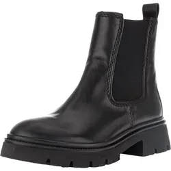 Gabor Damen Chelsea Boots - Elegante Stiefeletten in Schwarz (EL.Uni) - Stilvolle Chelsea Boots für Damen, ideal für den Übergang. Mit flachem Absatz und weichem Innenfutter für hohen Tragekomfort. Perfekt kombinierbar und vielseitig einsetzbar.