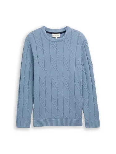 TOM TAILOR Strickpullover Pullover aus Zopfstrick