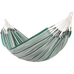 La Siesta Single Hängematte Agave aus Bio Baumwolle - Hängematte aus hochwertiger Bio Baumwolle, ideal für entspannte Momente im Freien, bis zu 160 kg belastbar und ohne Gestell.