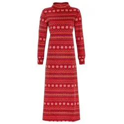 Ringella Hauskleid mit Stehkragen Farbe rot, Größe 40