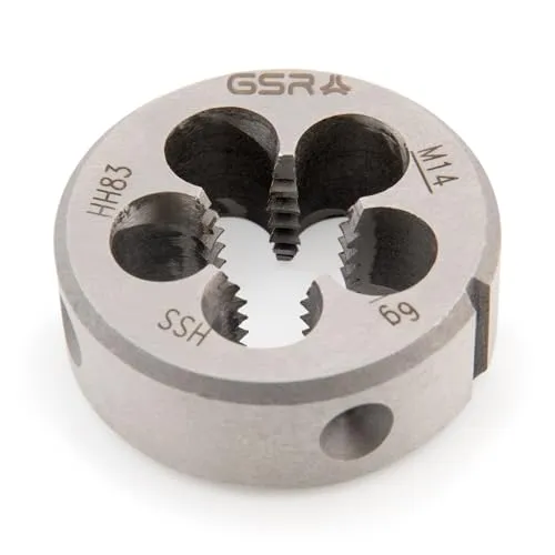 Schneideisen Gewindeschneideisen metrisch DIN EN 22568 HSS M14 x 2,0 Schneidkluppe Schneidrad Rechtsgewinde geschliffen