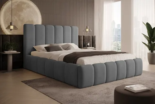 storez24 Polsterbett Vilo mit Bettkasten und Metallgestell - Elegantes Polsterbett Vilo mit stabilem Metallrahmen und praktischen Stauraum. Perfekt für modernen Stil und hohen Komfort in Ihrem Schlafzimmer.
