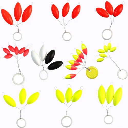 Forellen Schwimmer Pilotkugeln oval rot 15 mm