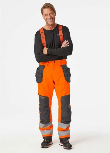 Helly Hansen Winterhose ALNA 2.0 - orange/ebony - Arbeits- & Schutzkleidung für kalte Tage, wasserabweisend und strapazierfähig für optimalen Schutz bei der Arbeit.