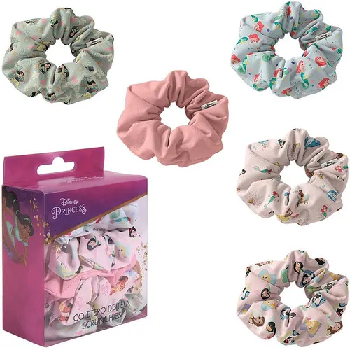 Disney Princess Scrunchies Haargummi für Kinder 5 St.
