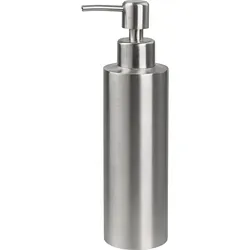 Fackelmann Edelstahl-Seifenspender - stilvoll und praktisch - Seifenspender aus mattiertem Edelstahl, leicht zu befüllen und mit einem präzisen Pumpmechanismus für sauberes Dosieren.
