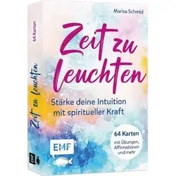Kartenbox: Zeit zu leuchten - Stärke deine Intuition mit spiritueller Kraft