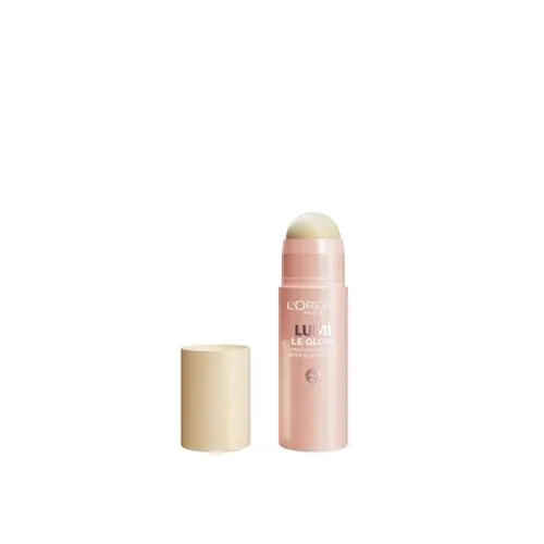 L'Oréal Paris Lumi Le Glow Highlighter Sticks Glowy, Make up Teint für das Gesicht, Contouring, Für einen strahlenden Teint, Leicht aufbaubar, Ganztägiger Halt, Farbe: 635 GOLDEN COUTURE, 1 x 7 ml