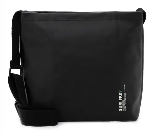 SURI FREY SURI Green - Nelly Crossbody Bag Black - Umhängetasche mit trendigem Look, ideal für den Alltag. Verstellbarer Schulterriemen für individuellen Tragekomfort. Maße: 32 x 27 x 12 cm.