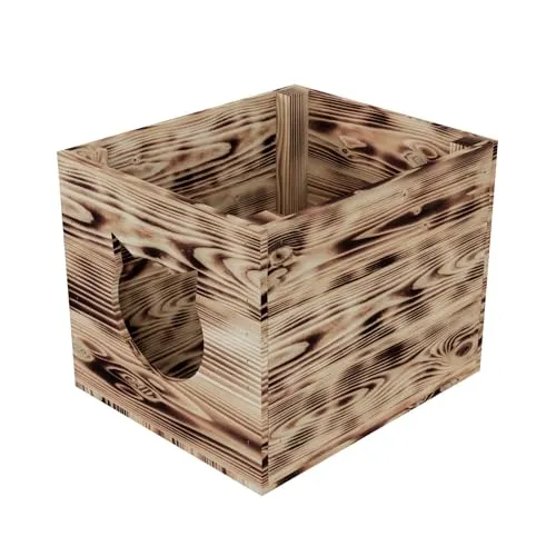 QLS Katzenhaus Box aus Holz für Kallax-Regal von QLS