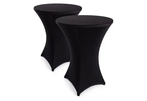 Blumtal Stehtischhusse Stretchbezug Stehtisch Hussen, Elegante Stehtischhusse für Bistrotische