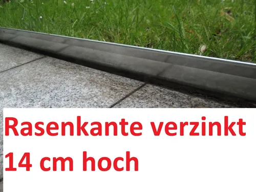 Rasenkante Metall verzinkt