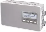Panasonic RF-D10EG-W Digitalradio: DAB+ und UKW Tuner - Radios mit digitaler Empfangsqualität, vielseitiger Programmauswahl und breitem Dotmatrix-LC-Display. Ideal für Zuhause oder unterwegs mit Netz- und Batteriebetrieb.