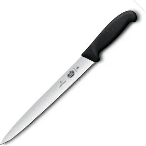 Victorinox Schinkenmesser Fibrox 5.4403.25, Kunststoffgriff, Edelstahlklinge 25 cm