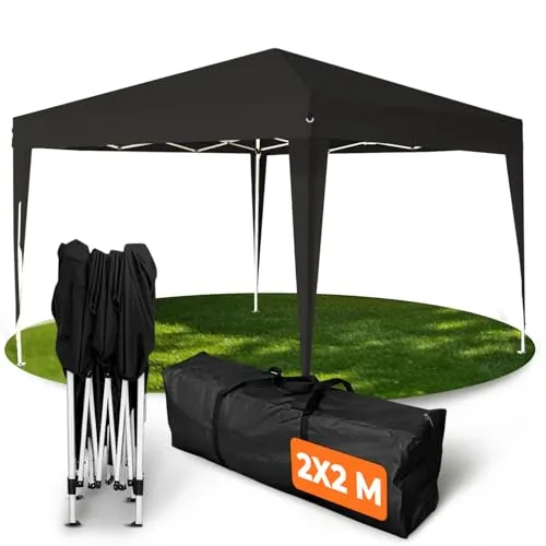 Kronenburg Faltpavillon 2 x 2 m in schwarz von Kronenburg