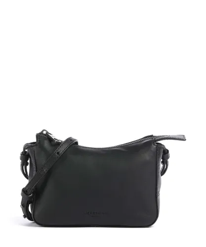 Liebeskind Sky II Mini Bag Umhängetasche aus Leder 17,5 cm schwarz - Elegante Mini Bag aus hochwertigem Leder mit praktischem Reißverschluss. Der verstellbare Umhängeriemen ermöglicht flexible Tragemöglichkeiten und vereint Stil mit Funktionalität.