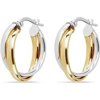 FAVS Damen-Creolen aus 925er Silber von FAVS