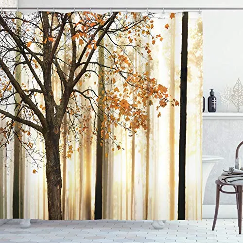 ABAKUHAUS Herbst Duschvorhang von Abakuhaus
