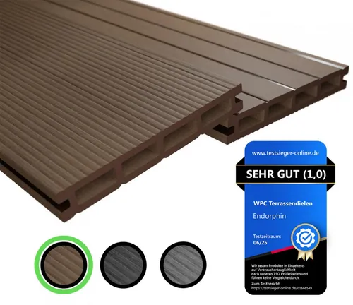 Endorphin® WPC Terrassendielen Komplettbausatz von Endorphin