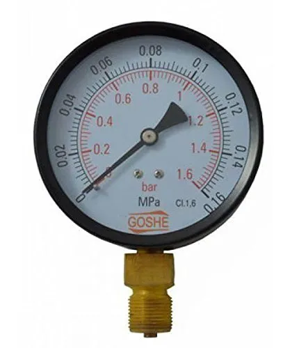 100mm 6 bar seitlich Manometer Manometer m20x1,5 + 1/2