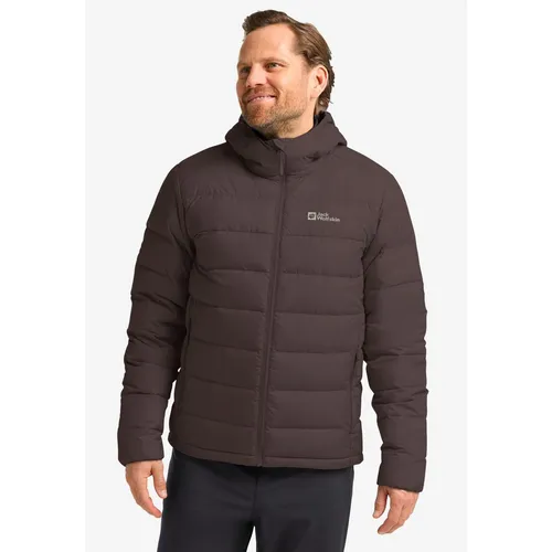 JACK WOLFSKIN Herren Jacke ATHER DOWN HOODY M - Funktionsjacken, gefüllt mit 700er-Naturdaunen für optimale Wärme und Komfort an kalten Wintertagen, aus umweltfreundlichem TEXASHIELD-Gewebe gefertigt.