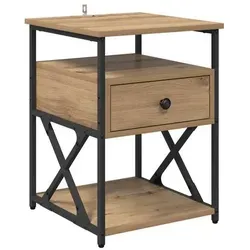 vidaXL Nachttisch Artisan-Eiche – Modern und Funktional